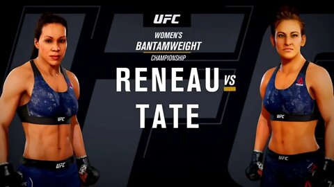 EA Sports UFC 3 Gameplay Miesha Tate vs Marion Reneau