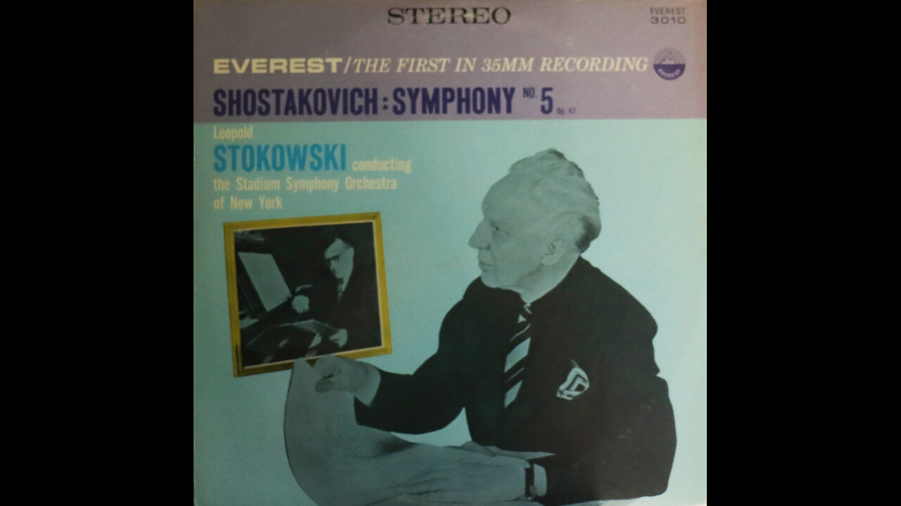 Shostakovich - Symphony No 5 - Leopold Stokowski (1958) [Complete LP]