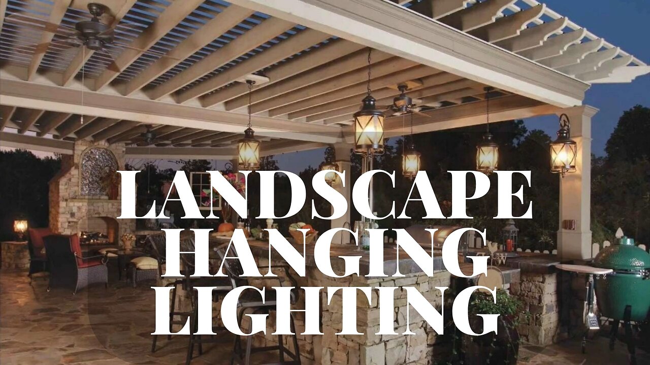 Landscape Hanging Lighting • General Overview • Free Landscape Lighting Course