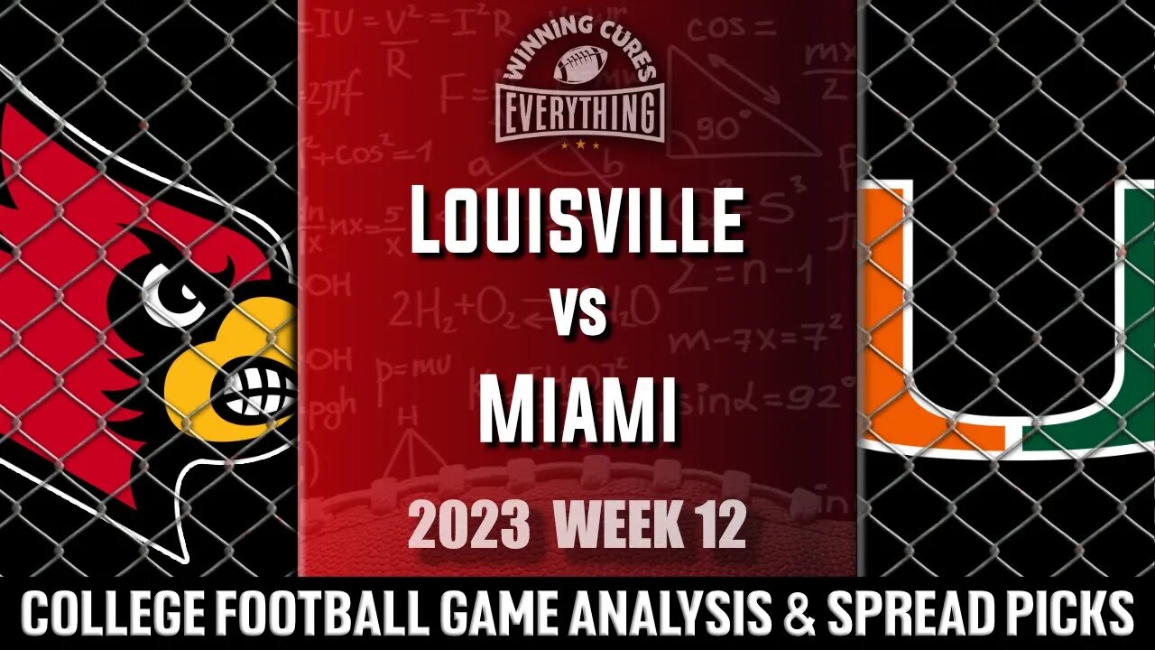 Louisville vs Miami Picks & Prediction Against the Spread 2023 College Football Analysis