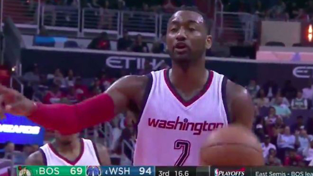 John Wall Calls Celtics Player a "Hoe" During Free Throw