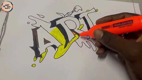 🥰ART’ graffiti drawing video ✍️please subscribe to my channel guys’ comment below 👇