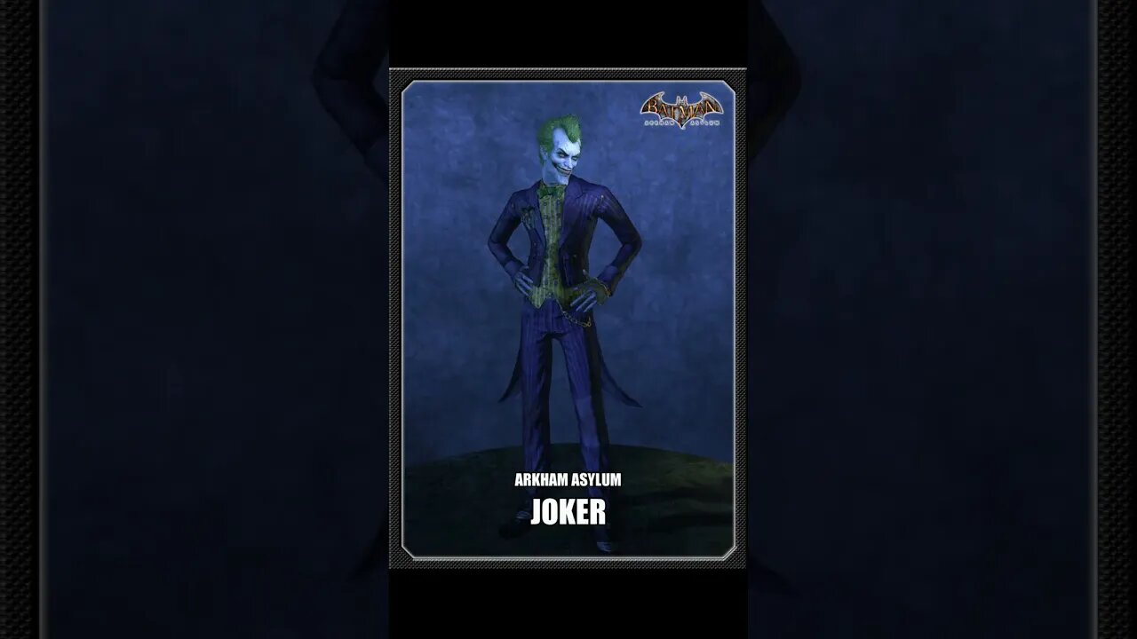 Arkham Asylum Character Cards