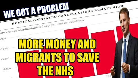 NHS Cancels 22,000 Appointments A Day In 2022.. But Don't Worry More Immigration Will Save It