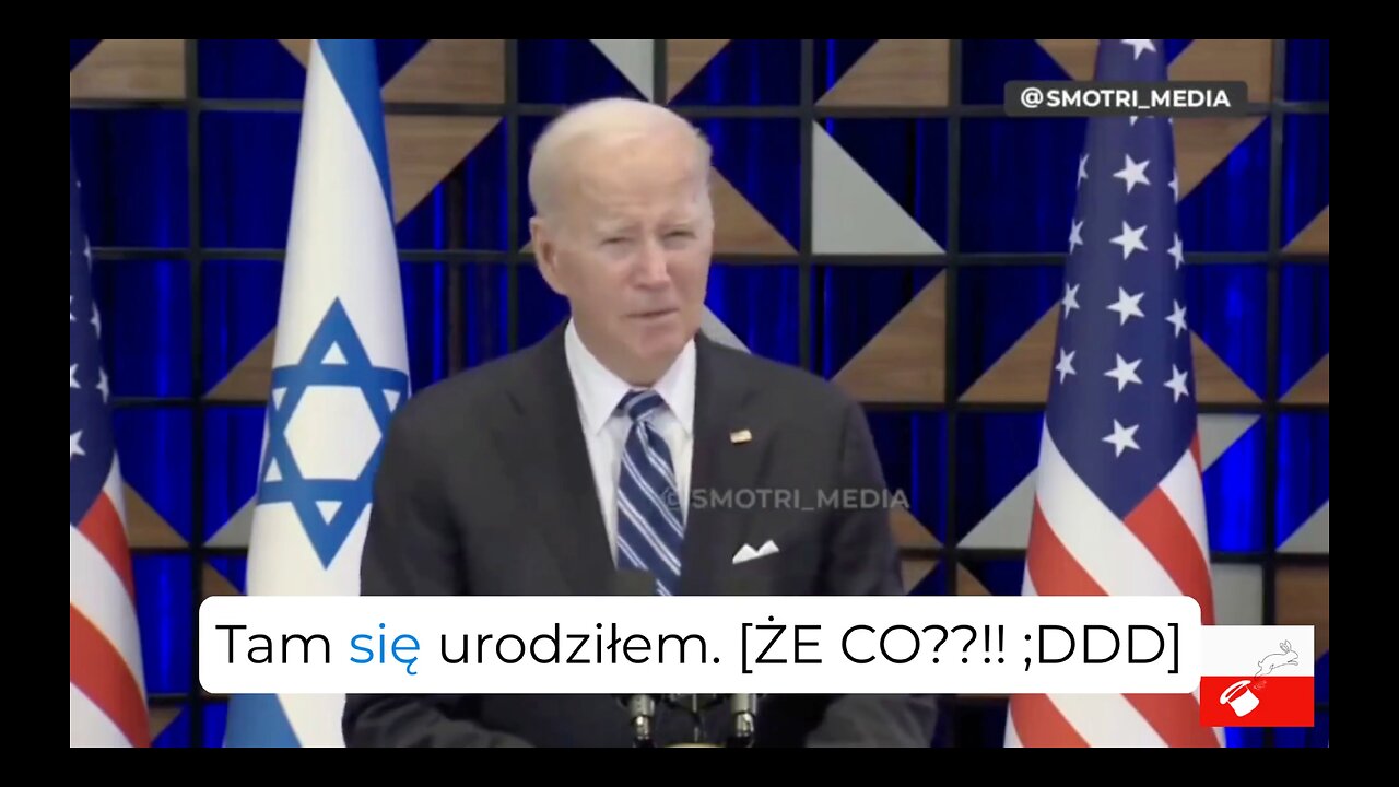 Klon Bidena wyznaje, że urodził się w Izraelu! 😅😅😅