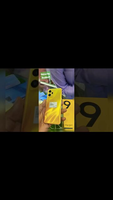 Unboxing Realme 9 8-128 Memory orange Colour #shortvideo #shortsyoutube #pubgmobile #pubg #realme