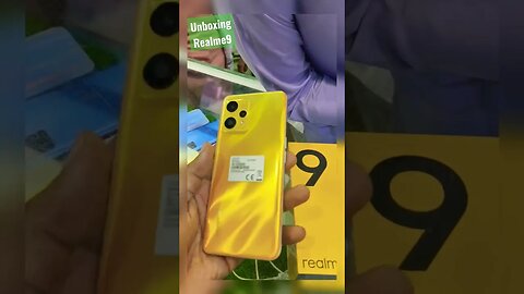 Unboxing Realme 9 8-128 Memory orange Colour #shortvideo #shortsyoutube #pubgmobile #pubg #realme