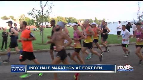 2018 Indy half Marathon at Fort Ben