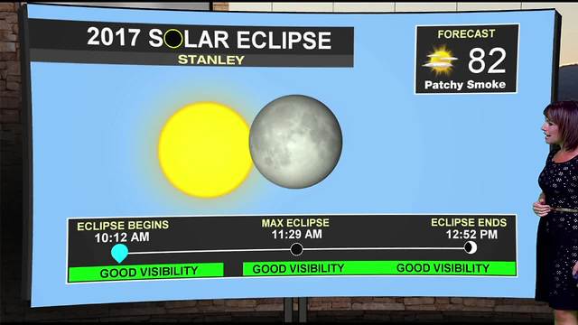 Conditions looking good for eclipse viewing today!