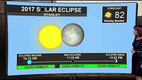 Conditions looking good for eclipse viewing today!