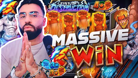 I Won $5,000 from a Super Bonus Buy on Fist of Destruction!!