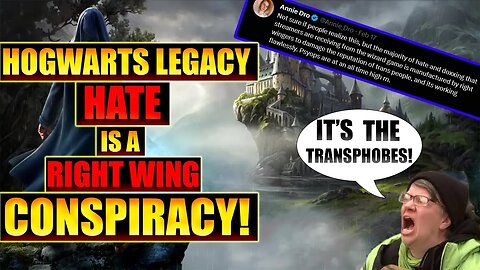 Twitch Streamer says Hogwarts Legacy HATE is a RIGHT WING PSYOP!