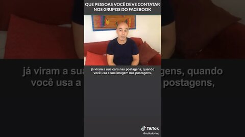 Que Pessoas Você Deve Contatar Nos Grupos Do Facebook #Shorts