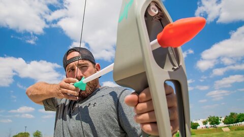 Nerf Bow Trick Shots - Dude Perfect