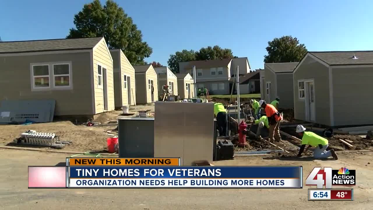 Veterans Community Project needs help building more tiny houses for vets who are homeless