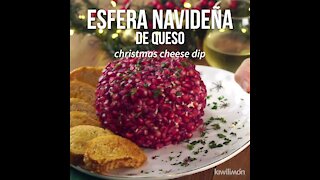 Christmas Cheese Sphere