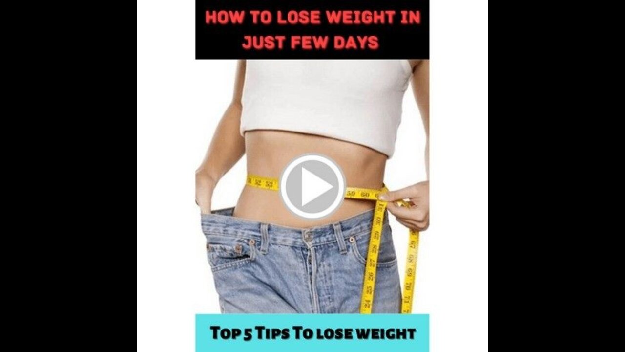How to Lose weight || How to lose extra weight || Top 5 tips to lose extra weight