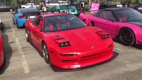 Nsx and Pagani showdown at Car Show