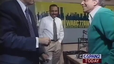 Mort Sahl Talks w/ Rudy Giuliani on C-Span Live TV Show