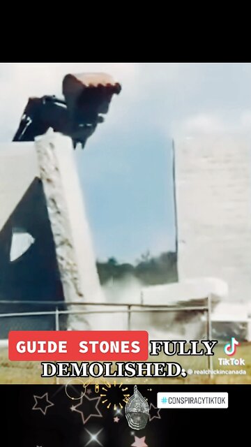 GUIDE STONES FULLY DEMOLISHED!