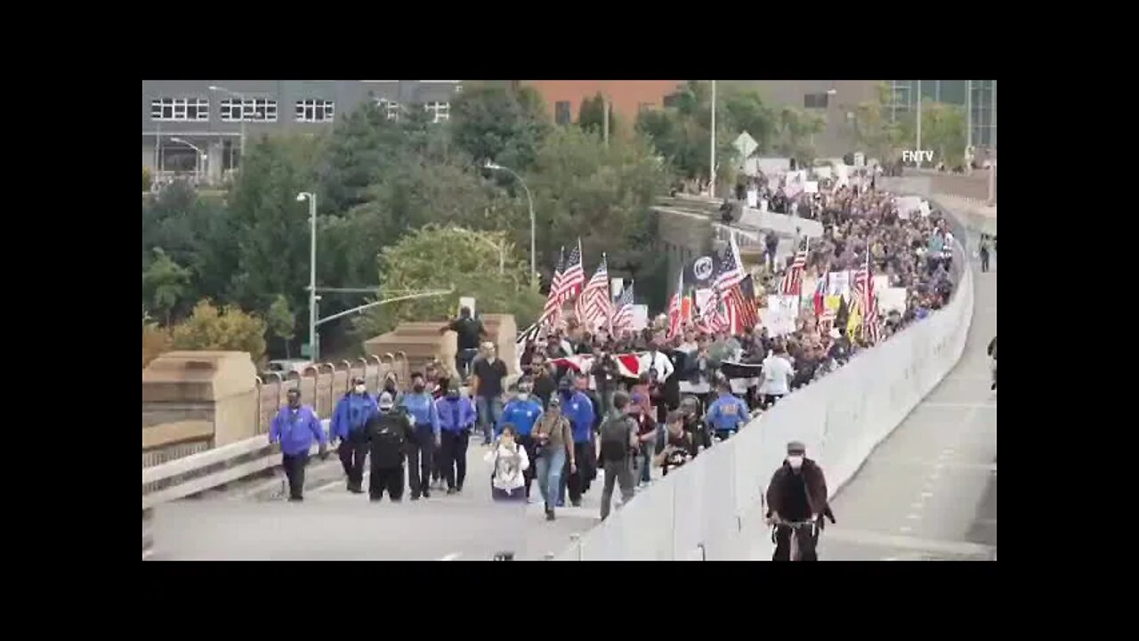 Massive Essential Worker's Protest Of Mandates In NYC