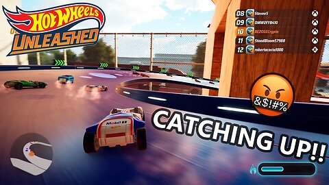 CATCHING UP! HOT WHEELS UNLEASHED PC Game Pass Let's Play Gameplay - Multiplayer Race