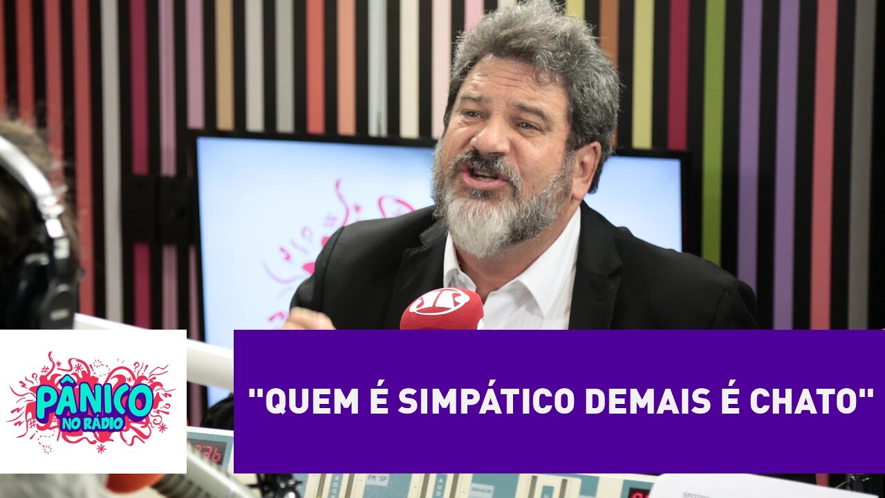 "Quem é simpático demais é chato", afirma Mario Sergio Cortella | Pânico