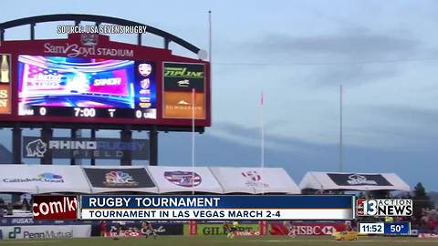 International rugby tournament in Las Vegas