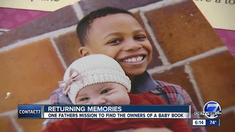 Colorado man searching for family in baby book finds them thanks to Contact7