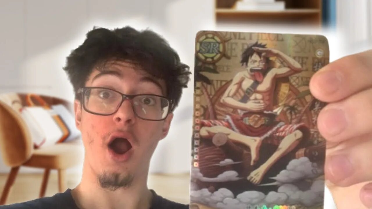 I bhought the One piece card game and pulled this!! (Rare Luffy )