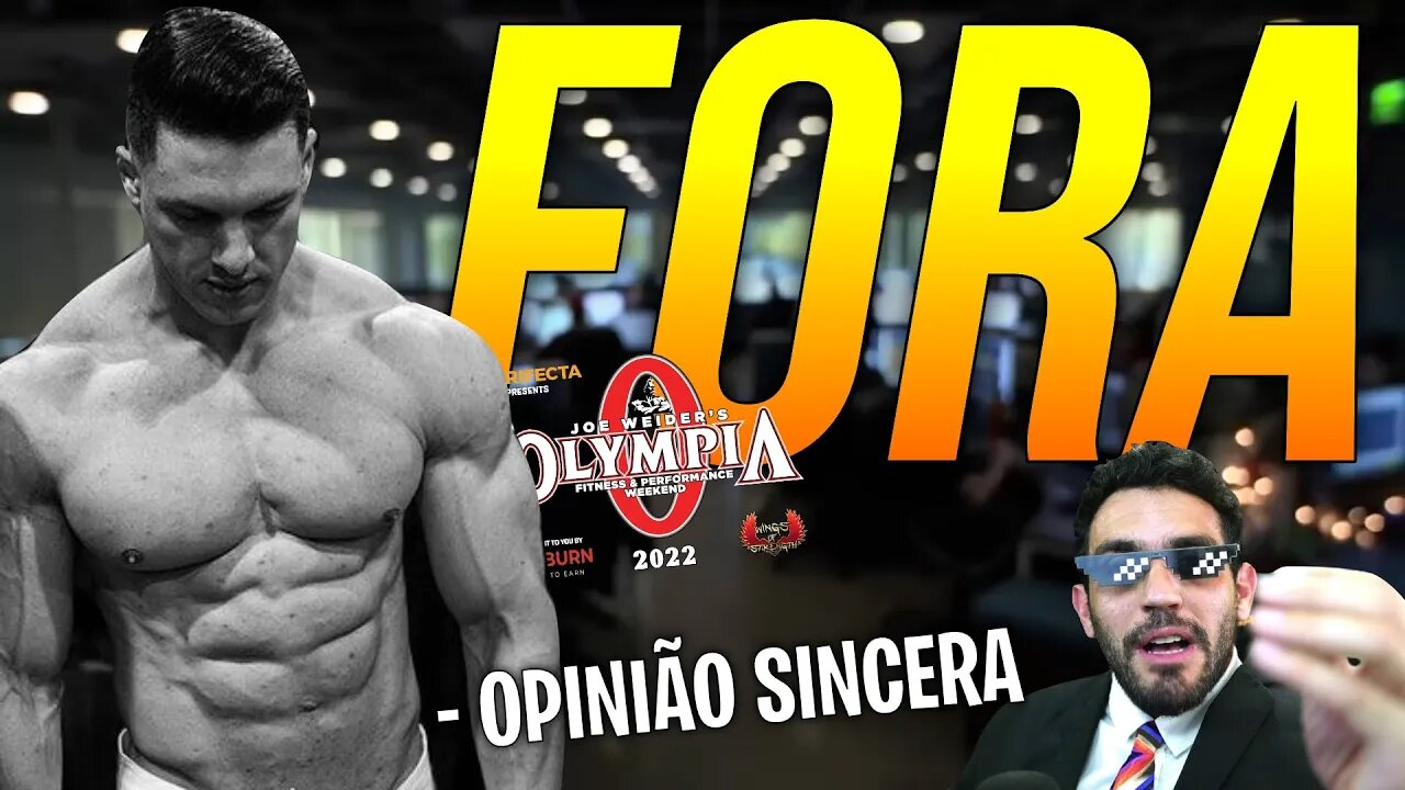 CAIKE FORA DO TOP 5 DO OLYMPIA! A dura realidade...