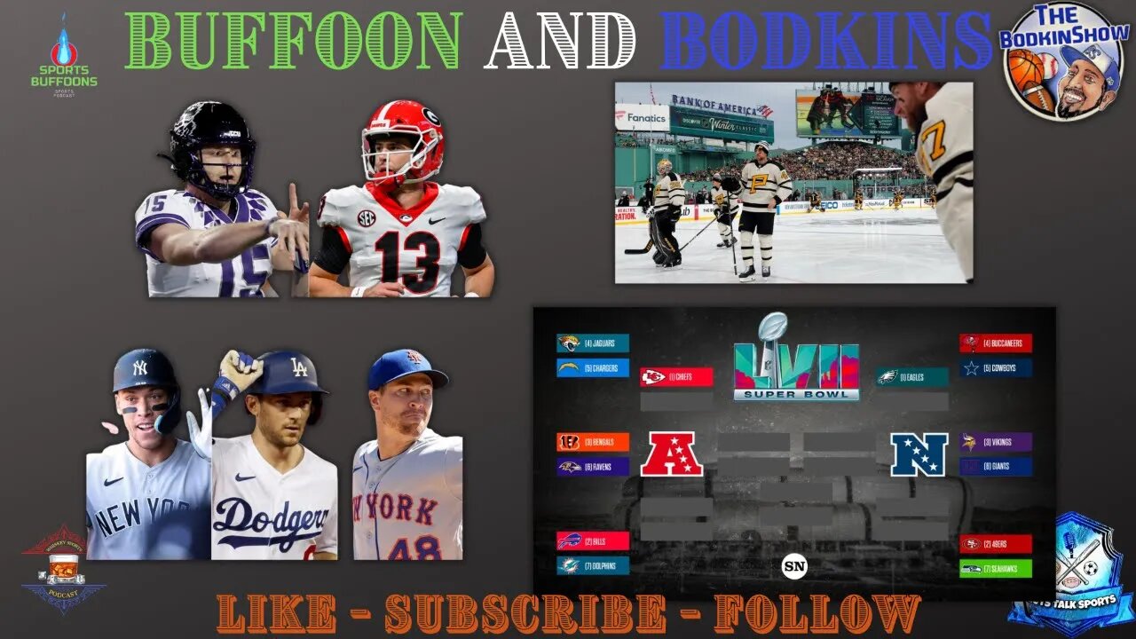 NCAA Championship Game + NHL Update + NFL Playoffs + MLB Update