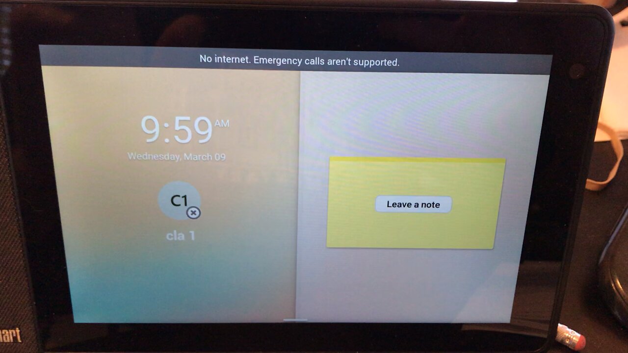 Lenovo Emergency press