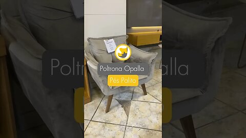 A Poltrona Opalla Pés Palito é perfeita para você que não abre mão de ter conforto e qualidade!!