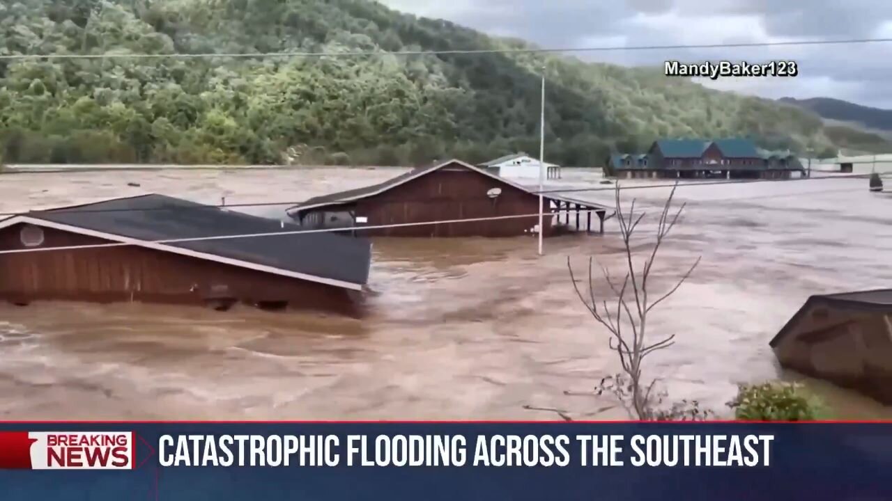 Complete Catastrophe: Disastrous Flooding Across Southeastern U.S. (Biden-Harris Katrina)