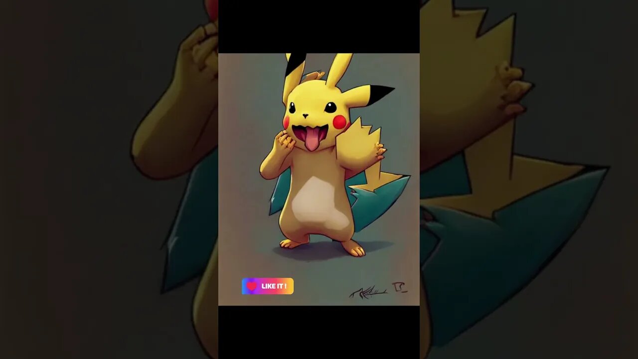 Pikachu AI Portraits #shorts