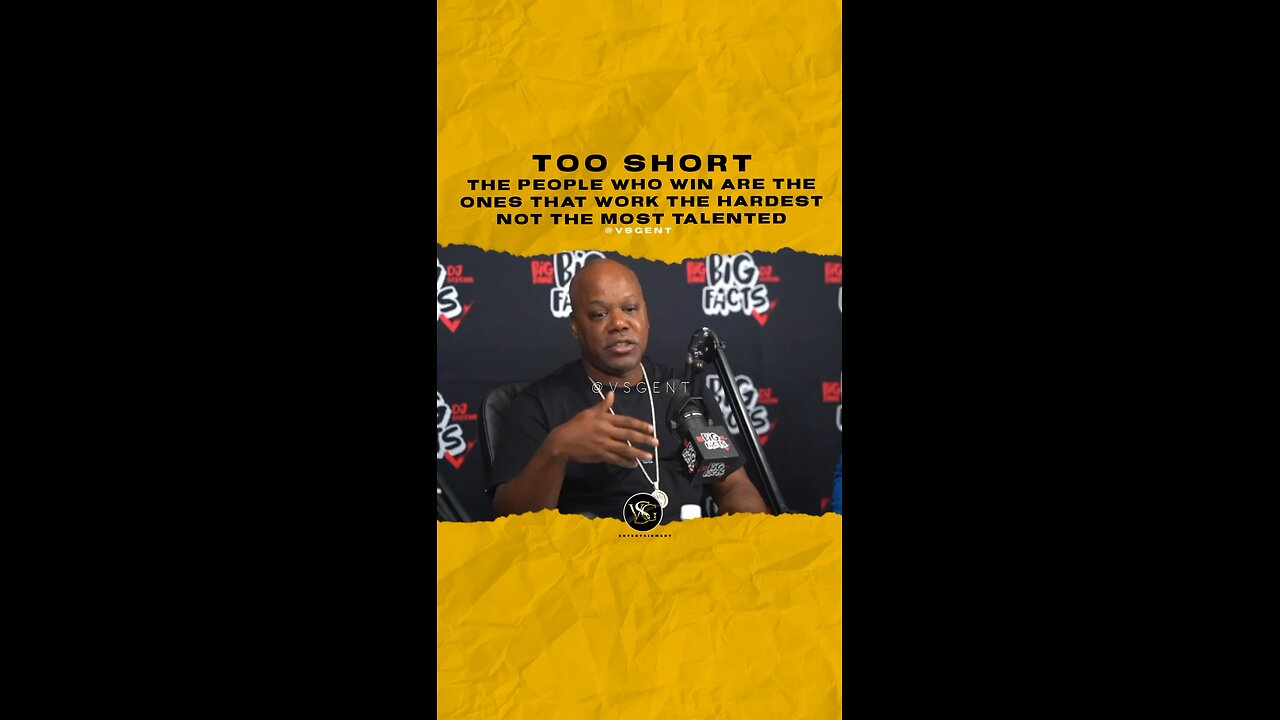 #tooshort The ppl who💰r the 1s that work the hardest not the most talented🎥 ​⁠@BIGFACTSPOD