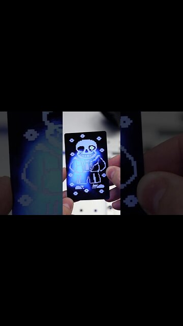 Fiber Laser Engraving Sans from Undertale