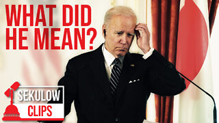 What Did Biden Mean When He Said THIS?