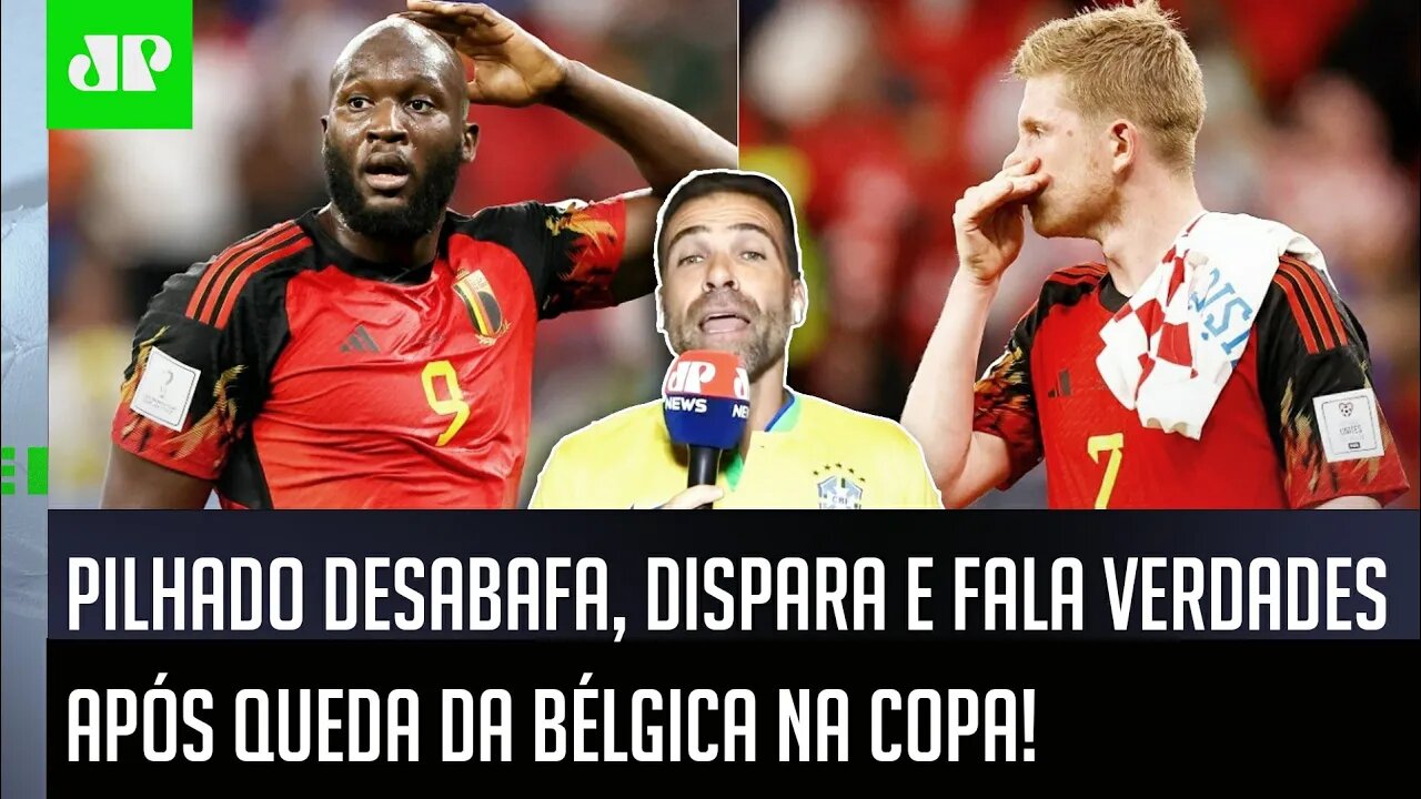 "A Bélgica é UM NADA na Copa do Mundo! Foi ELIMINADA, e essa geração..." Pilhado DESABAFA e DISPARA!