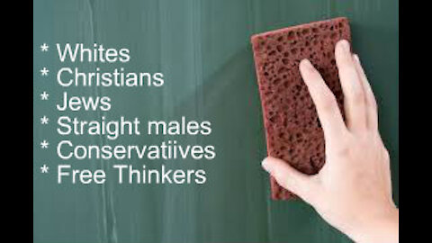 THEY'RE GOING TO ERASE US