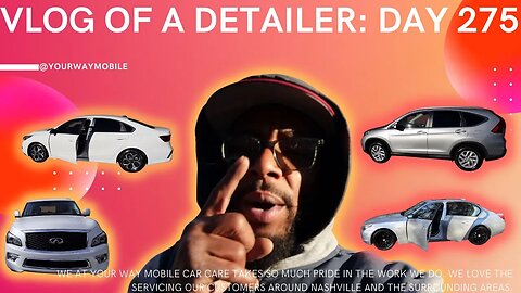 VLOG OF A DETAILER: DAY 275 - DETAILING SOME CARS FOR CHARLES HAWKINS CO. -MOBILE DETAILER