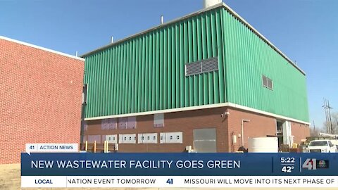 New wastewater facility goes green