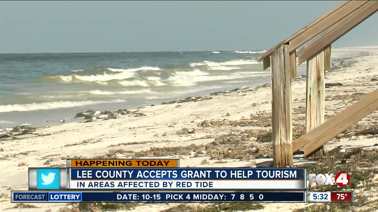 Lee county will receive thousands of dollars to help areas affected by red tide