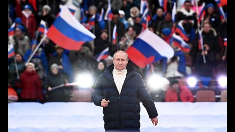 Putin Rally Full Video with Subtitles. March 18th, 2022