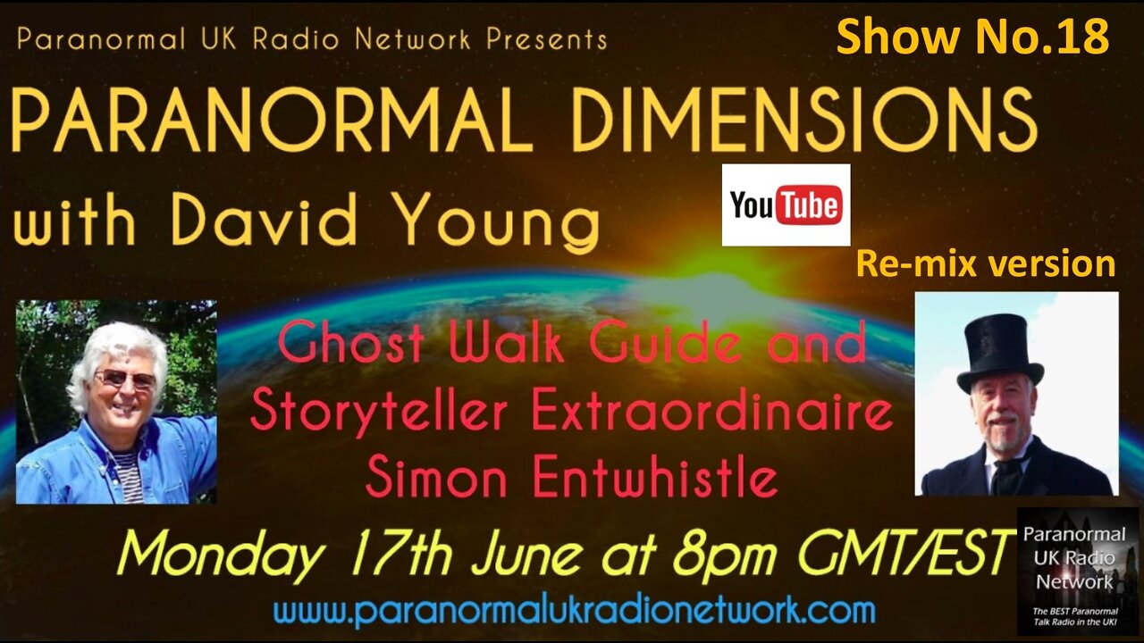 Simon Entwistle talks to David Young on 'Paranormal Dimensions'.
