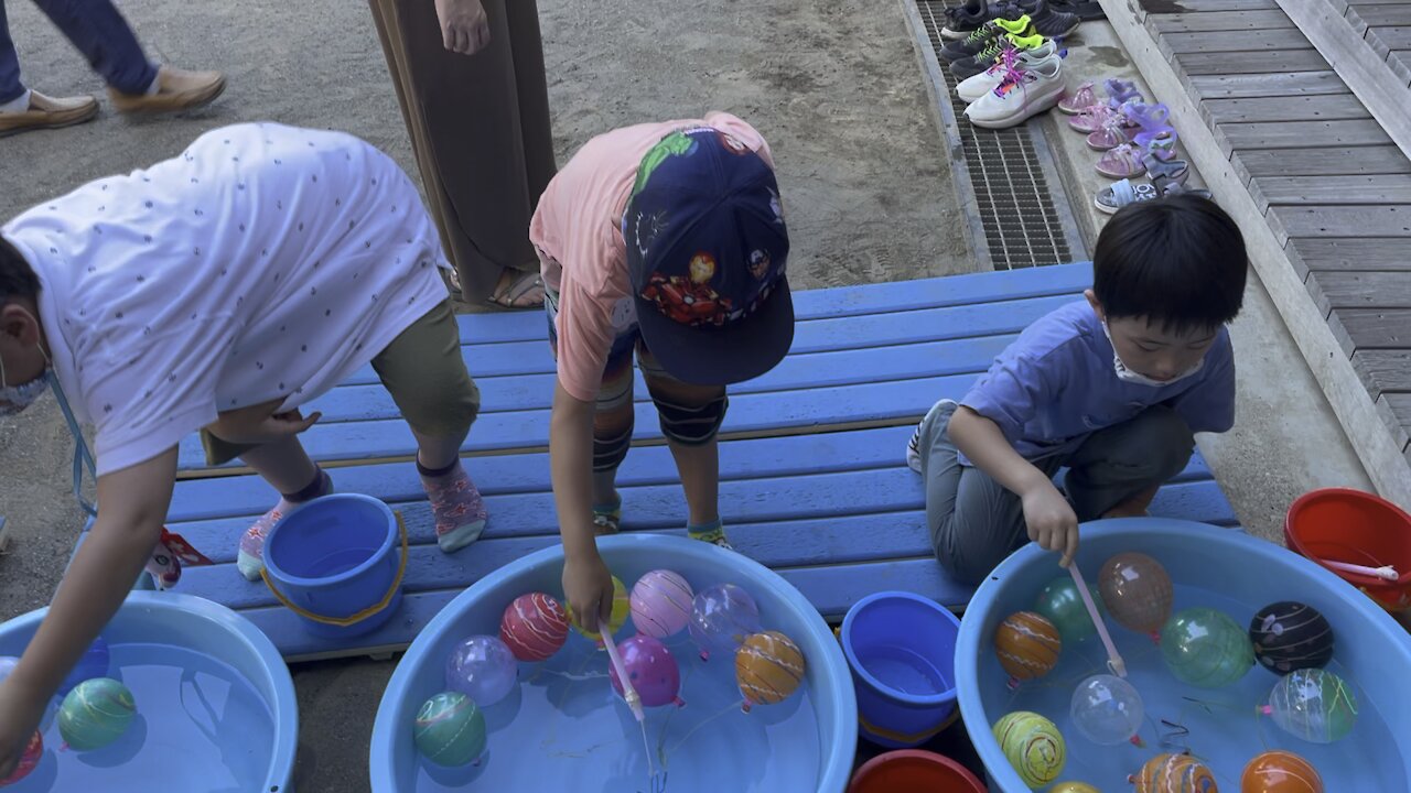 Water Balloon Fishing