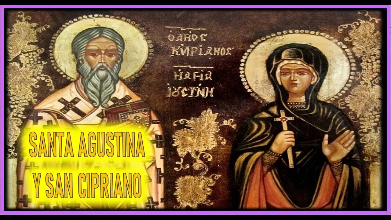 SANTA JUSTINA Y SAN CIPRIANO - CAPITULO 288 - VISIONES DE LOS APOSTOLES, LOS MARTIRES Y SANTOS POR