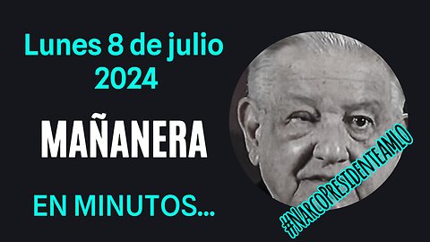 💩🐣👶 AMLITO | Mañanera *Lunes 08 de julio 2024* | El gansito veloz 2:44 a 1:22.