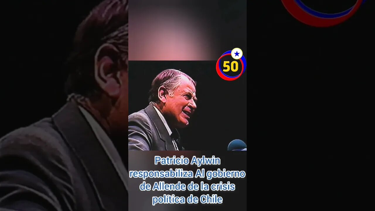 Patricio Aylwin responsabiliza al gobierno de la Unidad Popular de la crisis política en Chile